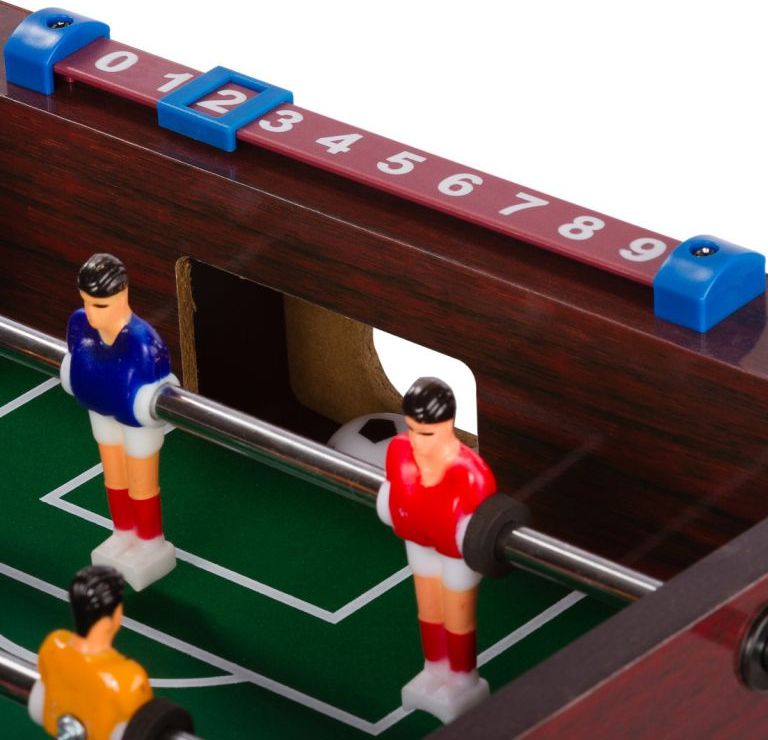 Tuin 40693 Mini stolní fotbal fotbálek 51 x 31 x 8 cm tmavý - obrázek 2