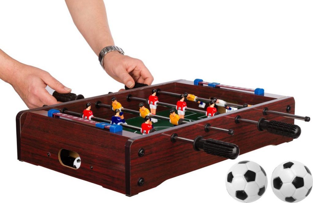 Tuin 40693 Mini stolní fotbal fotbálek 51 x 31 x 8 cm tmavý - obrázek 3