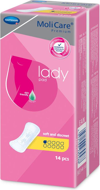 MoliCare Lady 1 kapka dámské inkontinenční vložky 14 ks - obrázek 1