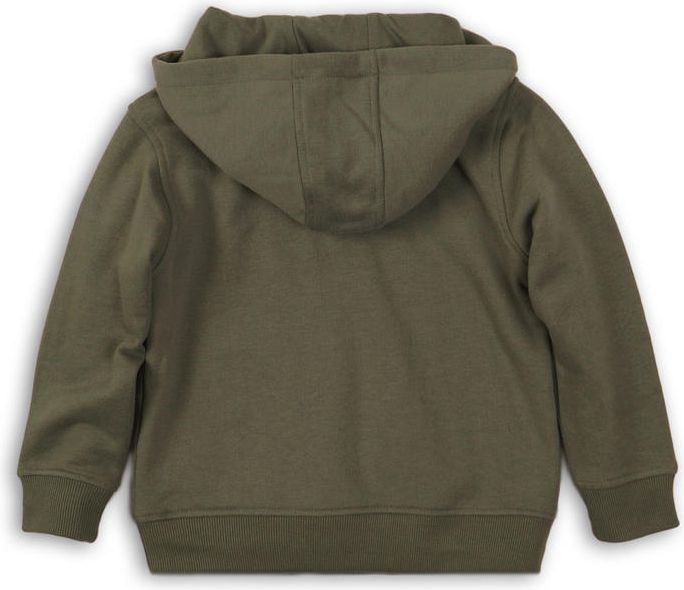 Minoti Mikina chlapecká s kapucí khaki 110/116 - obrázek 3