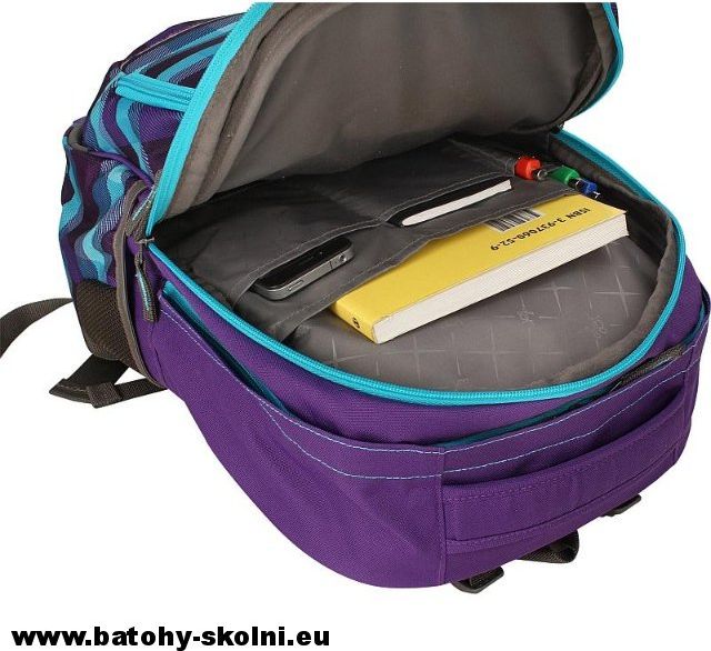 Školní batoh All Out Blaby Summer Check Purple - Doprava Zdarma - obrázek 8