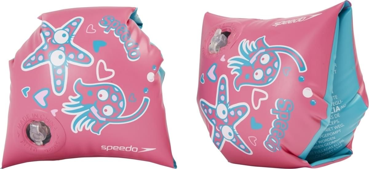 Speedo Sea Squad Armbands - vegas pink/bali blue uni - obrázek 1