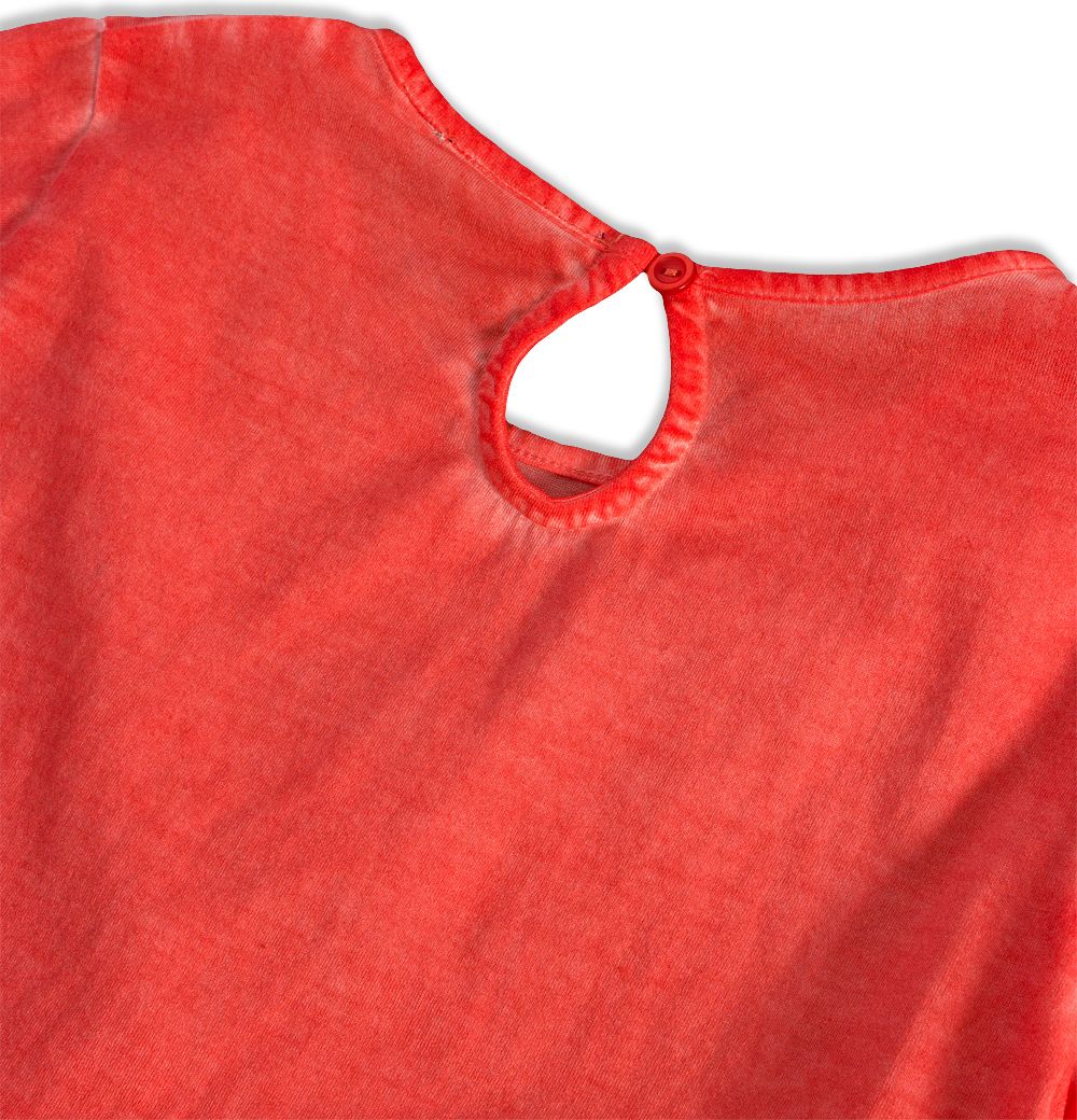 Dívčí tričko Knot So Bad MY HEART oranžové Velikost: 164 - obrázek 4