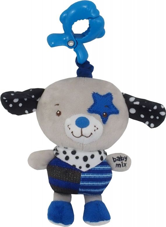 Plyšová hračka, Baby mix, melodický modrý pejsek - obrázek 1