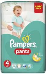 Pampers Pants vel. 4 Maxi plenkové kalhotky 52 ks - obrázek 1