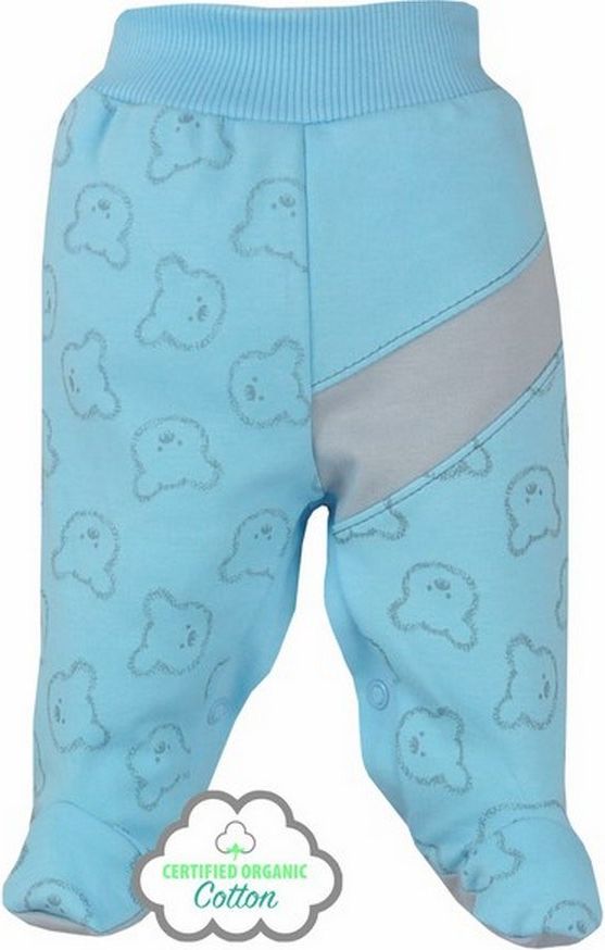 Kojenecké BIO polodupačky Koala Malí Medvídci modré Modrá 80 (9-12m) - obrázek 1