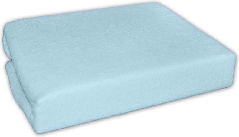 Baby Nellys Baby Nellys Froté prostěradlo do kočárku 75 x 35 - modré - obrázek 1