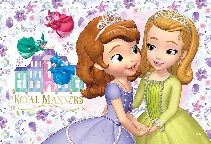 TREFL Puzzle Sofie První: Sofie s princeznou Amber 54 dílků - obrázek 1