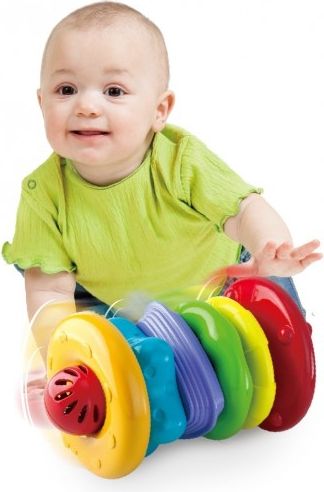 Teddies Skládanka pyramida různé tvary 6ks plast v krabici 28x17cm 12m+ - obrázek 4