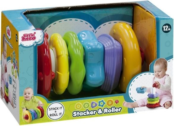 Teddies Skládanka pyramida různé tvary 6ks plast v krabici 28x17cm 12m+ - obrázek 5