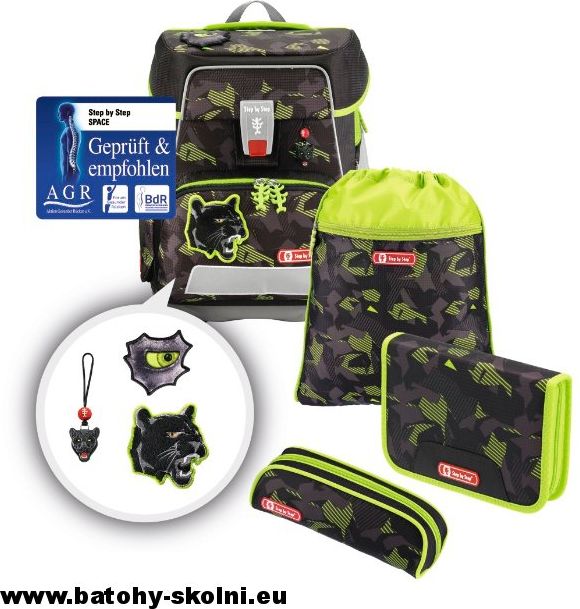 Školní aktovka Panter Hama e Space-5-dílný set Step by Step - obrázek 10