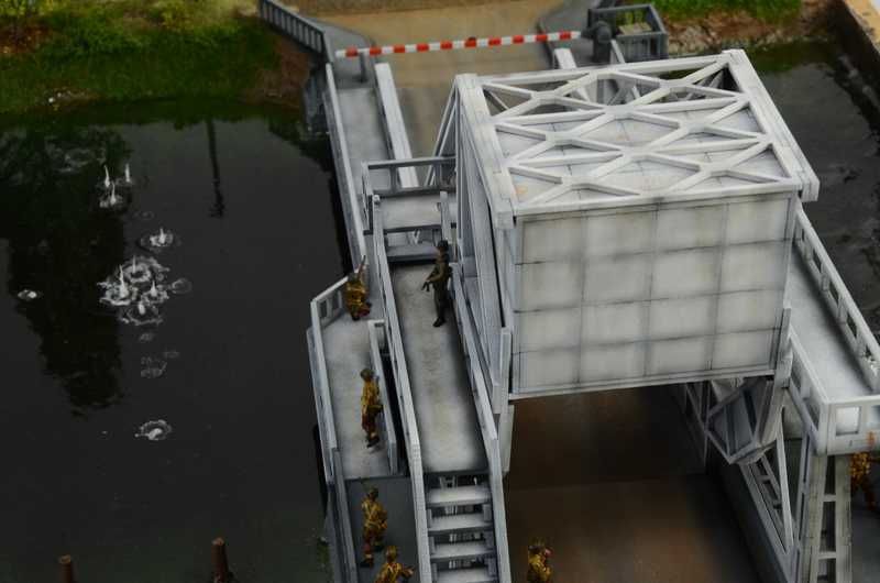 ITALERI Model Kit diorama 6194 - Pegasus Bridge Airborne Assault (1:72) - obrázek 10