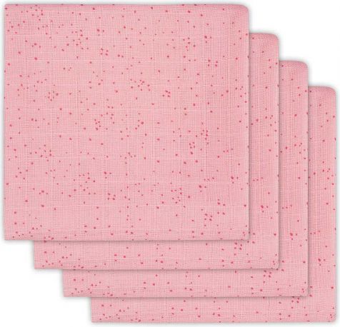 Jollein Plena 4 ks, Mini Dots blush pink - obrázek 1