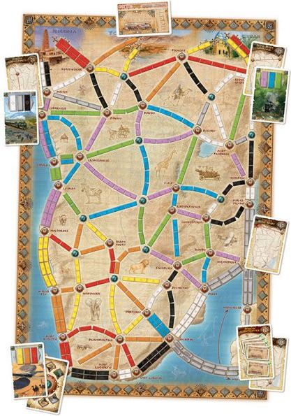 Days of Wonder Ticket to Ride Map Collection: Volume 3 – The Heart of Africa - obrázek 2