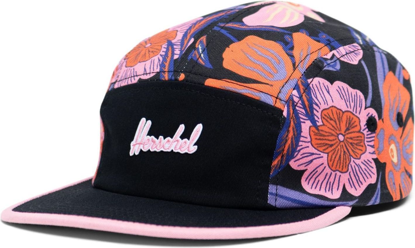 Herschel Glendale Youth - night floral/black/flamingo pink uni - obrázek 1