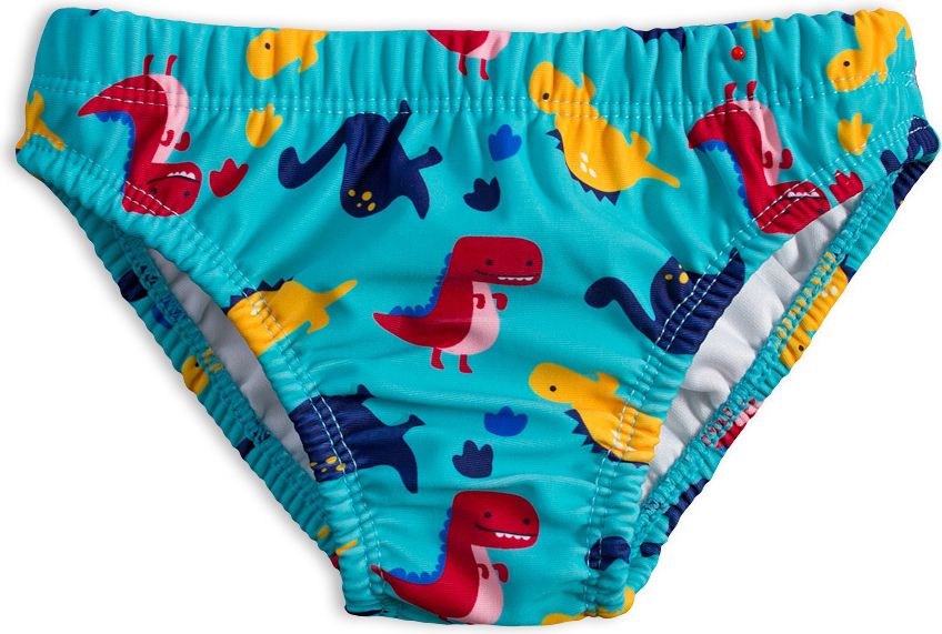 Dětské plavky KNOT SO BAD DINO tyrkysové Velikost: 80 - obrázek 1