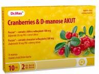 Dr.Max Cranberries & D-manose AKUT 10 tablet - obrázek 1