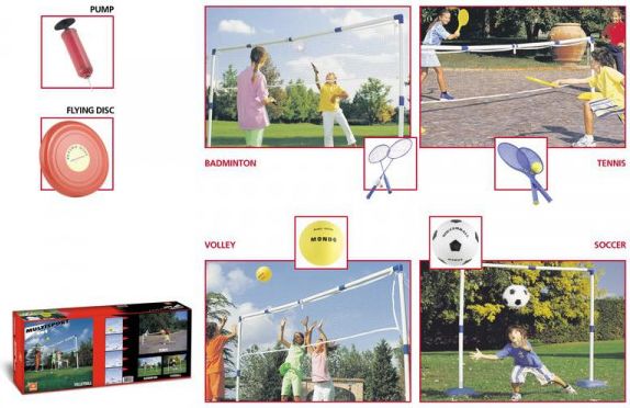 MONDO Multisport Mondo SET 5v1 sada pro míčové sporty - obrázek 1