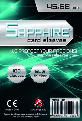 Red Glove Obaly na karty Sapphire Azure - (45x68 mm) 100 ks - obrázek 1