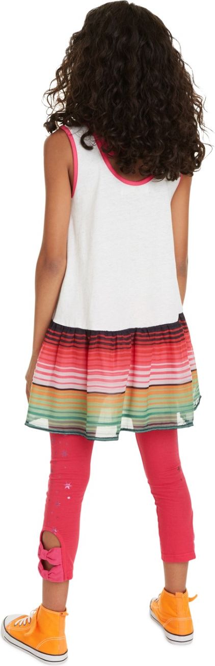 Desigual růžové dívčí legíny Legging Babaco - M - obrázek 3