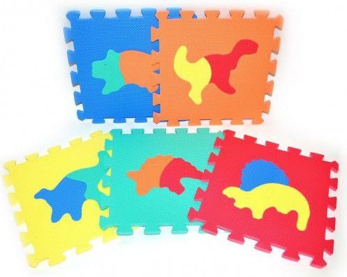 Wiky Pěnové puzzle Dinosauři 30x30cm 10 ks - obrázek 2