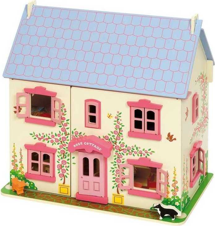 Bigjigs Toys Růžový domek pro panenky sleva - obrázek 1