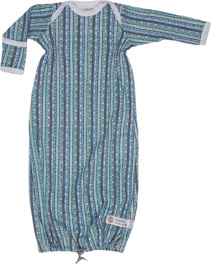 Lodger Hopper Newborn Stripe Xandu Dusty Turquoise vel. 50/62 - obrázek 1