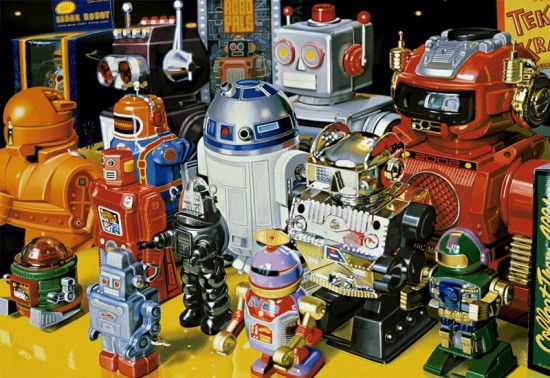 Educa 15979 Roboti 1000 dílků - obrázek 1