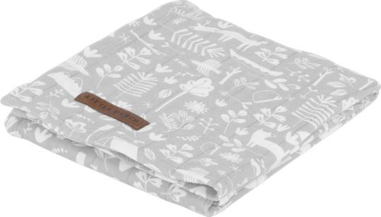Little Dutch Osuška swaddle 120x120 adventure grey - obrázek 1