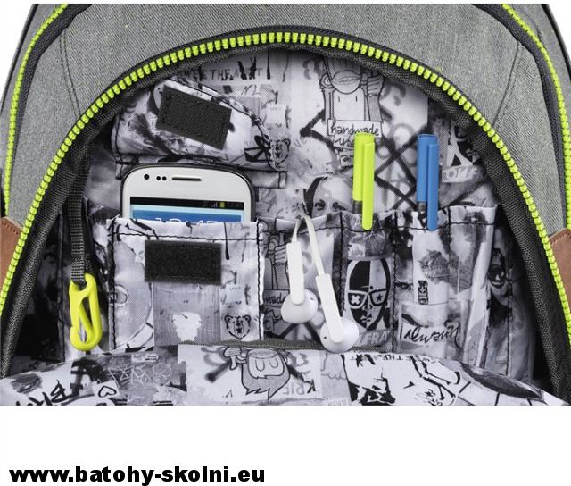 Školní batoh Coocazoo EvverClevver2 Denim Grey certifikát AGR - Doprava Zdarma - obrázek 3