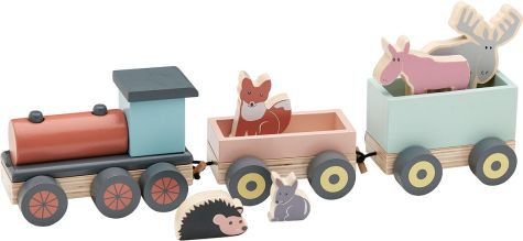 Kids Concept Vlak se zvířátky Edvin dřevěný - obrázek 1