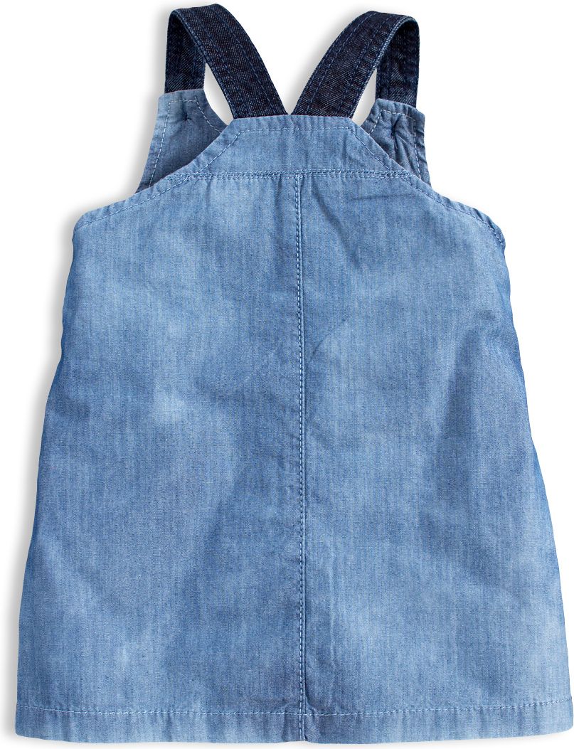 Dívčí šaty KNOT SO BAD DENIM STYLE tmavší modré Velikost: 68 - obrázek 4