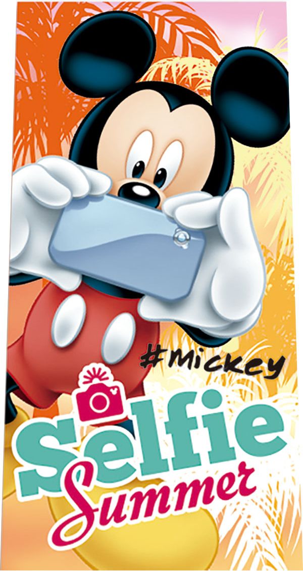 Euroswan Osuška Mickey Selfie bavlna 70/140 cm - obrázek 1