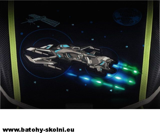 Školní aktovka Vesmírný pirát Hama TOUCH2 Flesch 4-dílný set Step by Step - obrázek 3