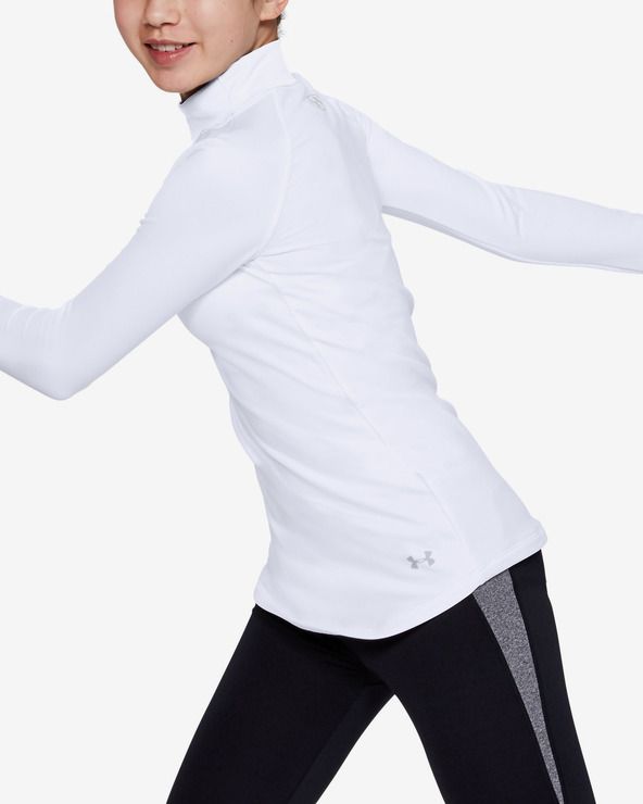 ColdGear® Triko dětské Under Armour | Bílá | Dívčí | XL - obrázek 3