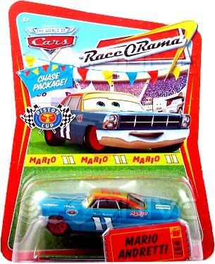 CARS (Auta) - Mario Andretti with Red Wheels (Mario Andretti s červenými koly) ROR - obrázek 1