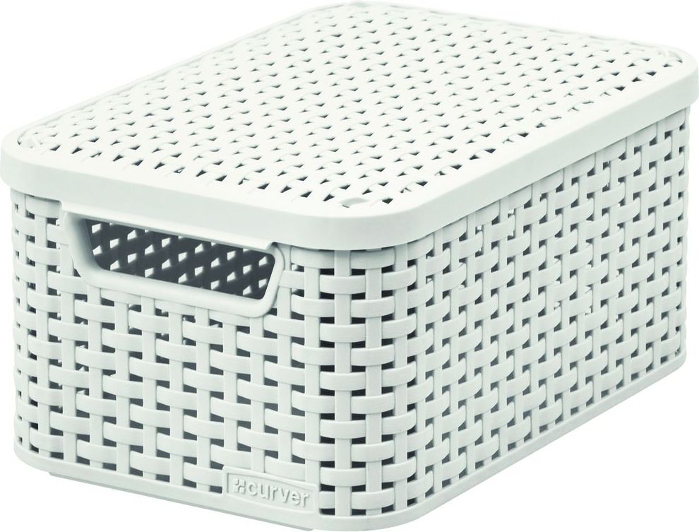 CURVER Košík box s víkem - S - krémový R41115 - obrázek 1