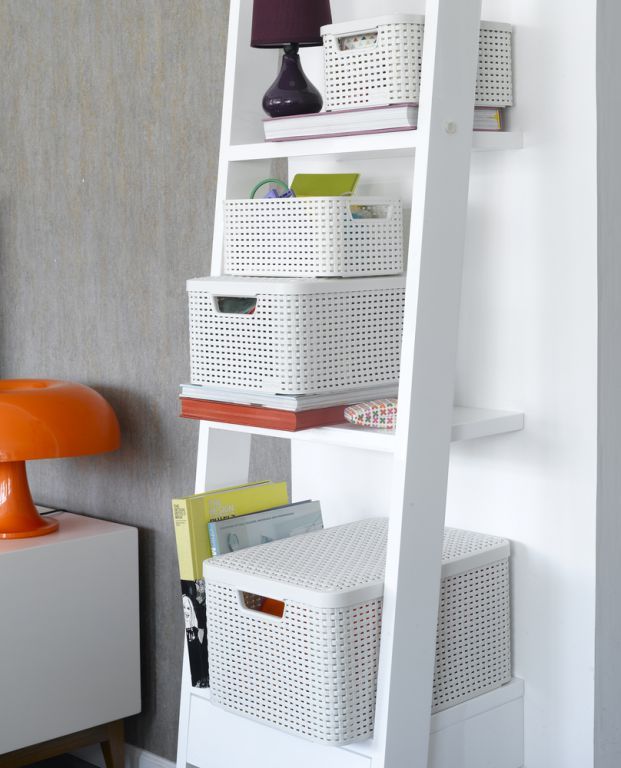 CURVER Košík box s víkem - S - krémový R41115 - obrázek 2