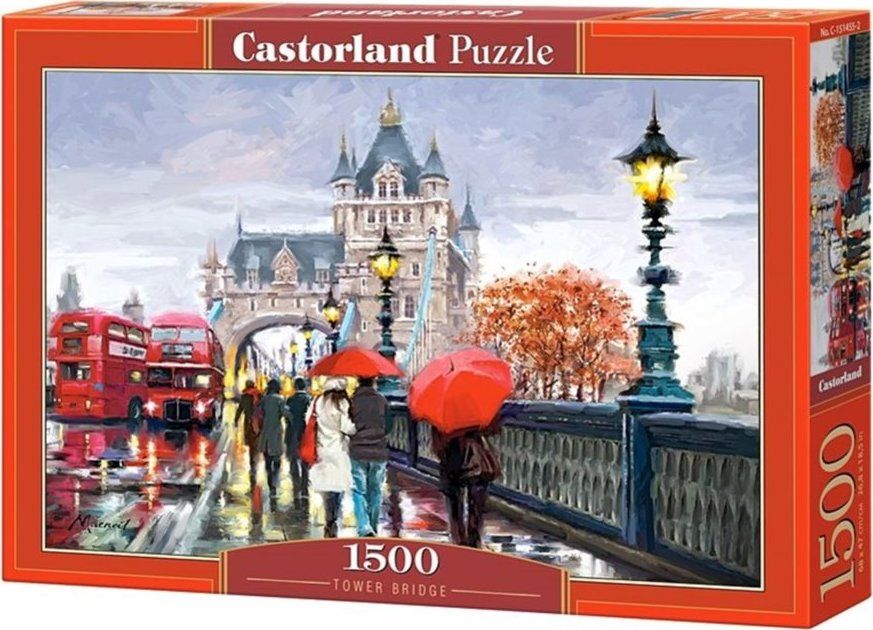 CASTORLAND Puzzle Tower Bridge 1500 dílků - obrázek 2