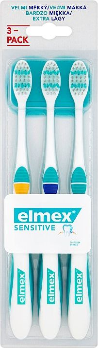 elmex Sensitive zubní kartáček velmi měkký 3 ks - obrázek 1