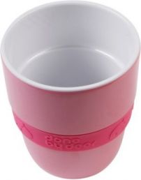 DONE BY DEER Hrníček Elphee Yummy mug se silikonovým kroužkem - malinový - obrázek 1