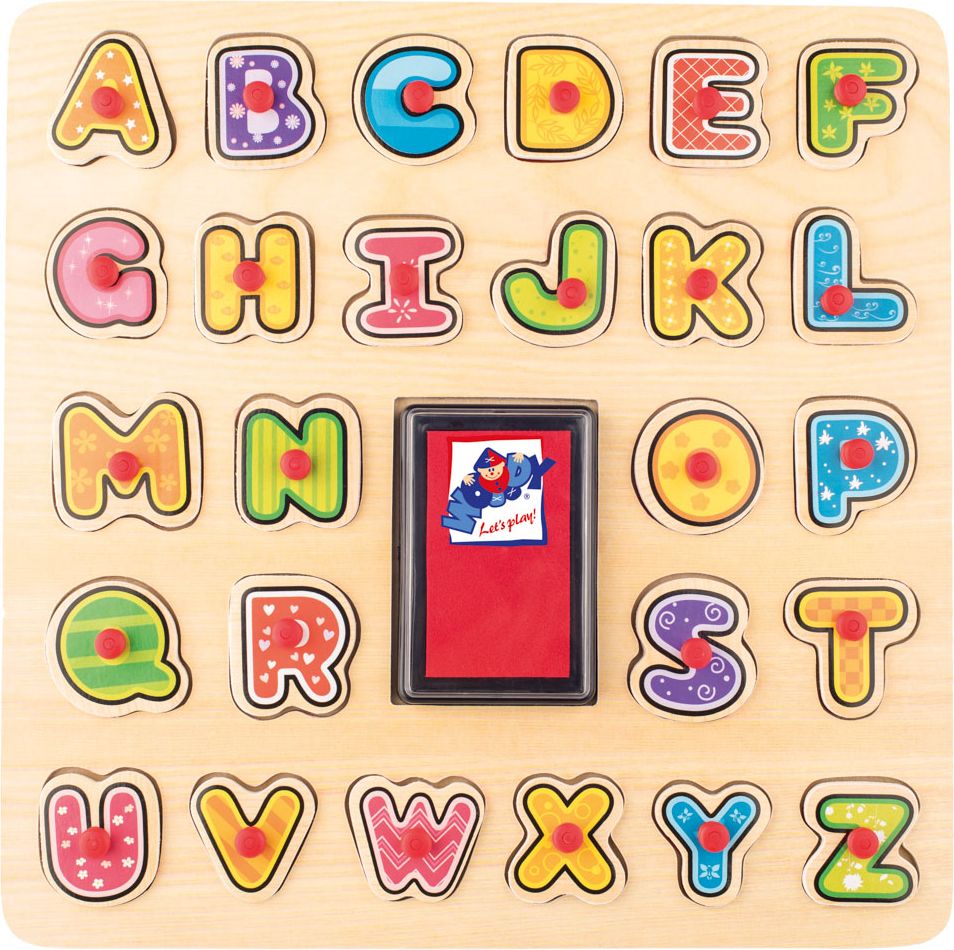 Woody Razítka Puzzle ABC - obrázek 1