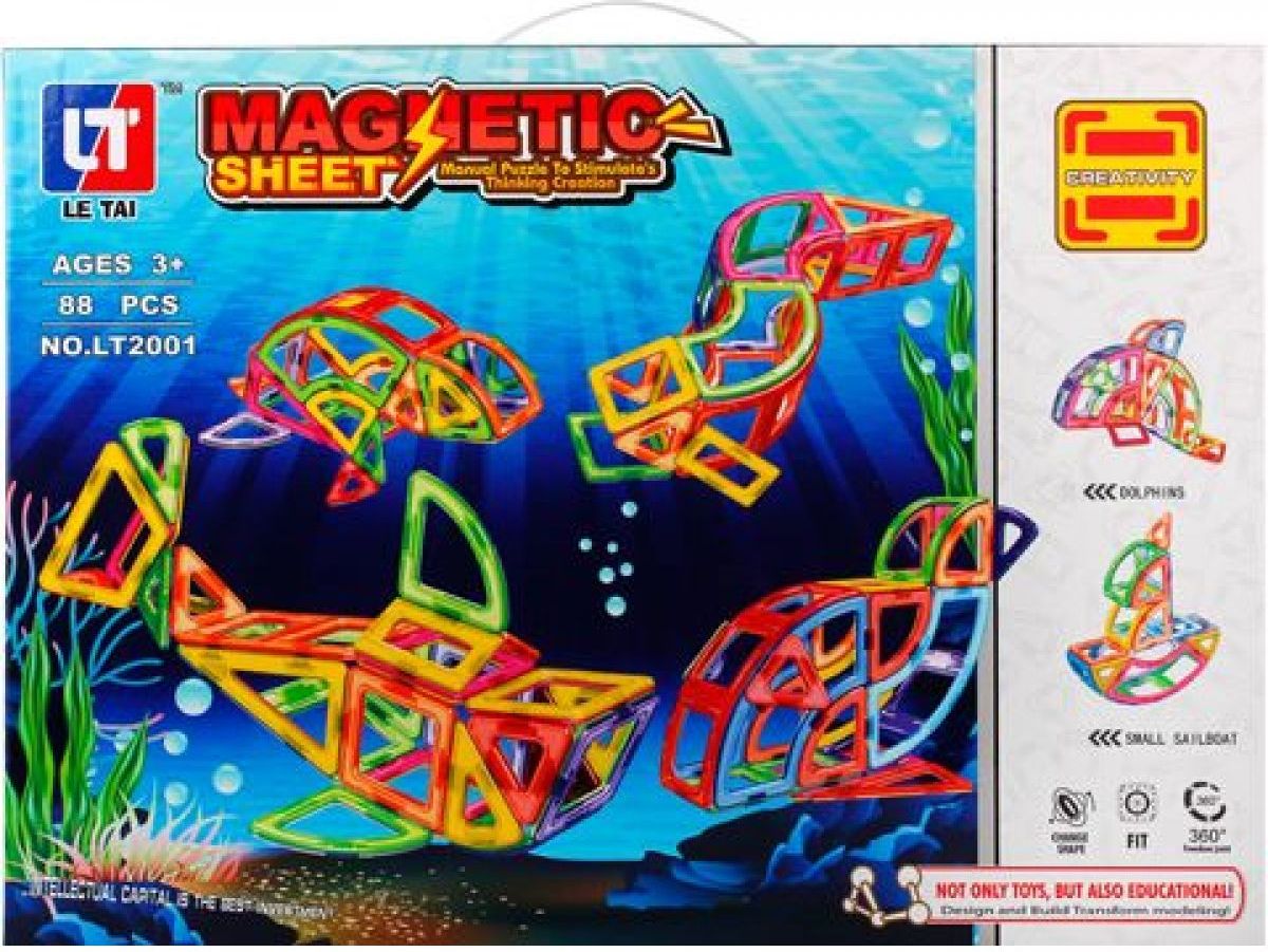 EP Line Magnetická stavebnice Magnetic Sheet 88 - obrázek 1