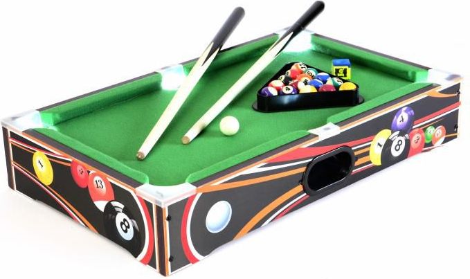 Garthen Mini kulečník pool s LED osvětlením - obrázek 1