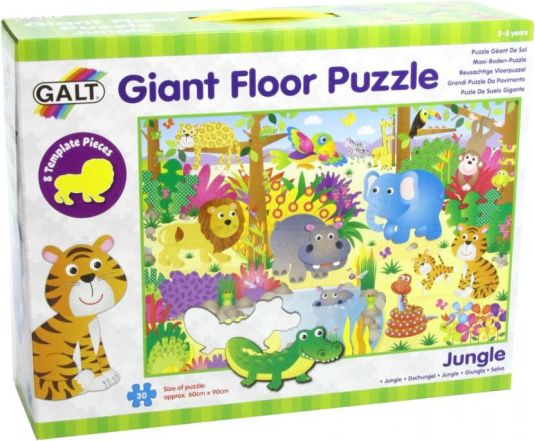 GALT Obří podlahové puzzle Džungle 30 dílků - obrázek 1