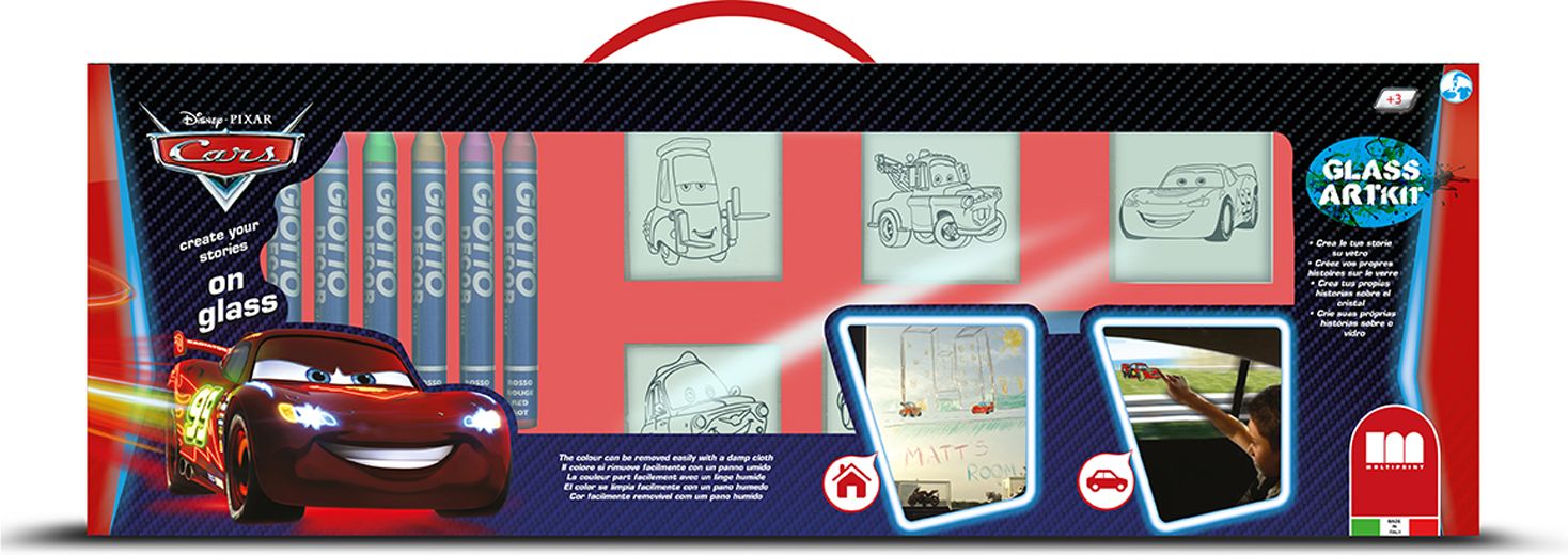 Razítka + voskovky na sklo - Cars - obrázek 1