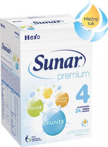 SUNAR Premium 4 (600 g) – kojenecké mléko - obrázek 1