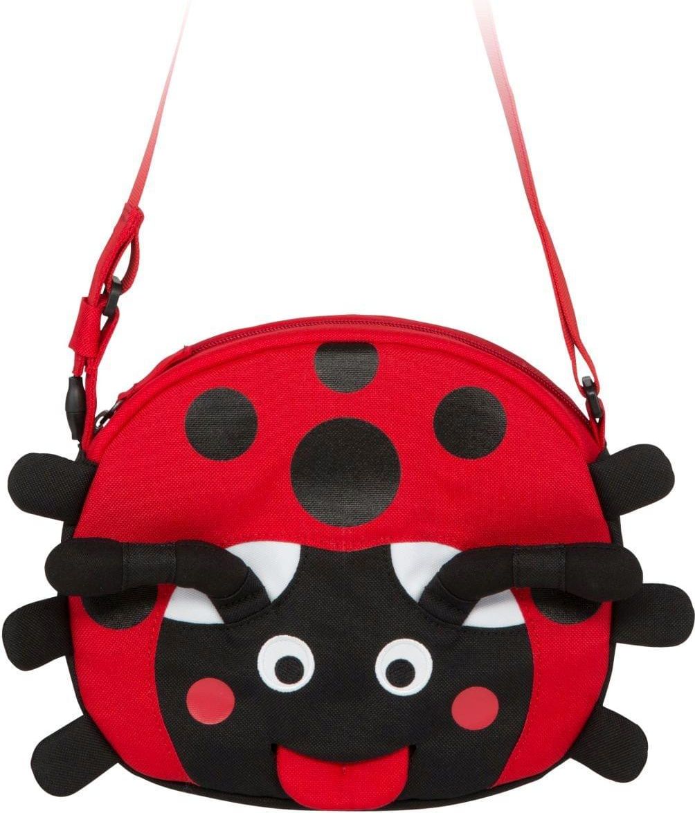 Affenzahn Messenger Bag Lilly Ladybug - red uni - obrázek 1