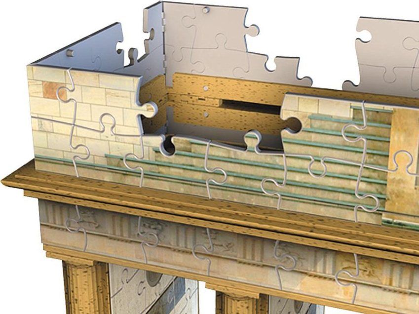 RAVENSBURGER 3D puzzle Braniborská brána, Berlín 324 dílků - obrázek 3