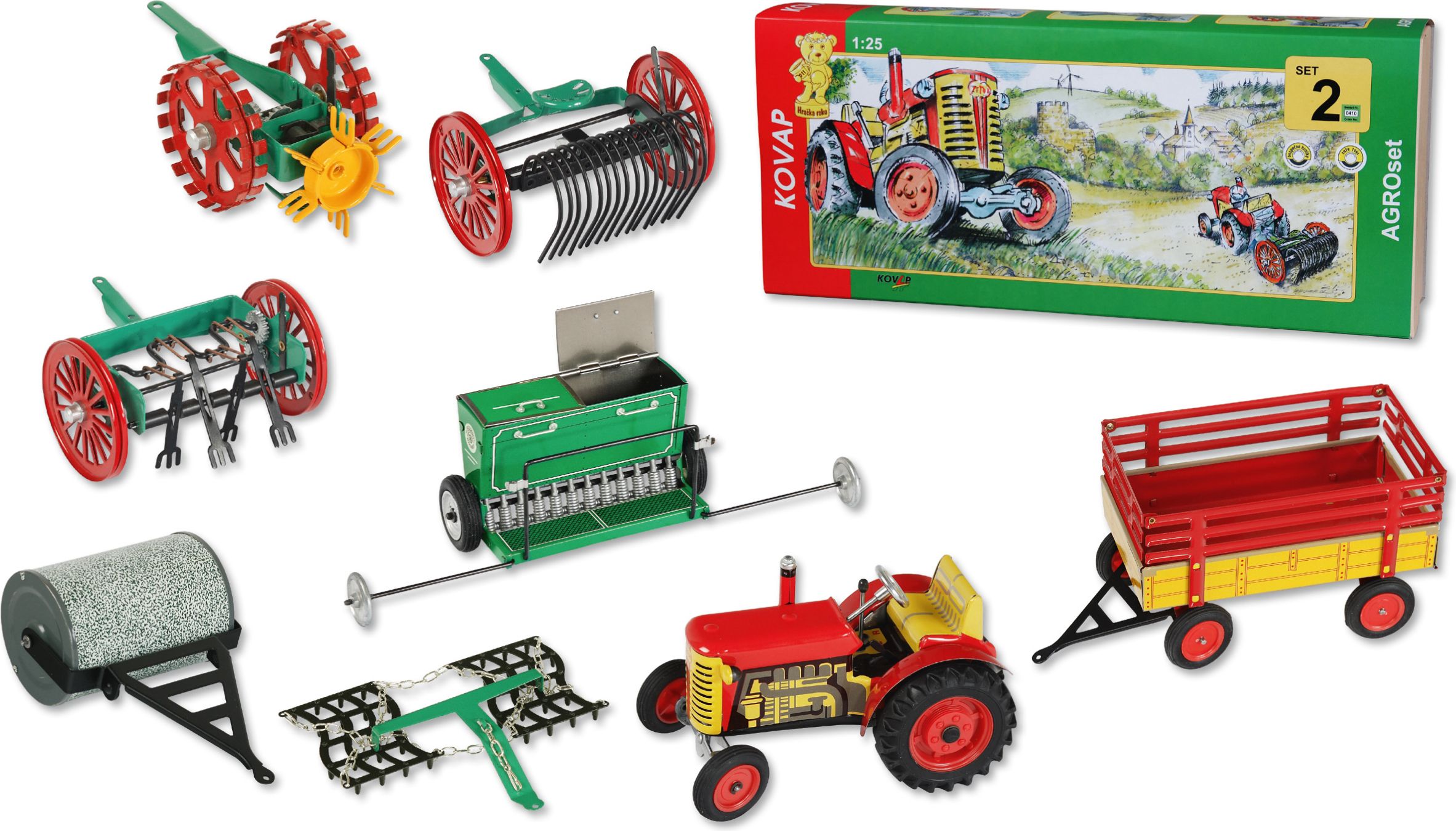 Agro set II červený - Kovap - obrázek 1
